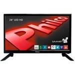 Ficha técnica e caractérísticas do produto TV Smart Led HD 28” PH28N91DSGW Som Surround Philco - Bivolt