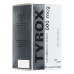 Ficha técnica e caractérísticas do produto Tyrox 600mcg - Repositor Hormonal - 60 Comprimidos