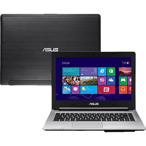 Ficha técnica e caractérísticas do produto Ultrabook Asus S46CA Intel Core I7 6GB 1TB 24GB SSD Tela LED 14" Windows 8 - Preto