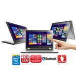 Ficha técnica e caractérísticas do produto Ultrabook 2 em 1 Touch Lenovo Yoga 2 com Intel® Core™ I5-4200U, 4GB, 500GB, 16GB SSD, Leitor de Cartões, Micro HDMI, Bluetooth, LED 13.3", Window