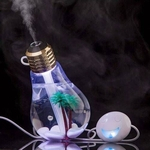 Ficha técnica e caractérísticas do produto Umidificador Ambiente Ar Luz Led Luminária Lâmpada Difusor Bn