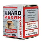 Ficha técnica e caractérísticas do produto Unaro Pecan Com Sucupira Extra Forte 500mg 30 Cápsulas