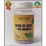 Ficha técnica e caractérísticas do produto Unha de Gato + Uxi Amarelo 500 Mg 60 Cápsulas Ninho Verde