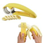 Ficha técnica e caractérísticas do produto Cortador Fatiador De Banana De Metal