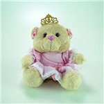 Urso de Pelúcia Princesa Mini Rosa
