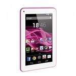 USADO: Tablet Multilaser M7s Nb186 Rosa Quad Core Android 4.4 Tela 7