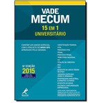 Ficha técnica e caractérísticas do produto Vade Mecum 15 em 1 Universitário - 2015