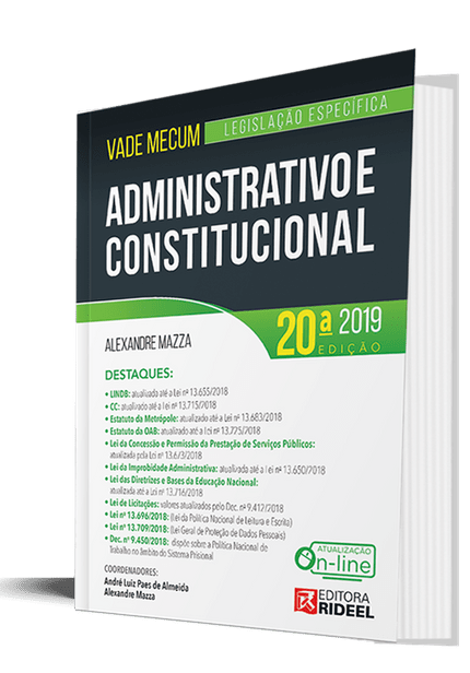 Ficha técnica e caractérísticas do produto Vade Mecum Administrativo e Constitucional - 20 Ed.