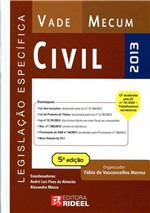 Ficha técnica e caractérísticas do produto Vade Mecum Civil - Legislação Específica - Rideel