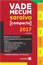 Ficha técnica e caractérísticas do produto Vade Mecum Compacto 2017 - Espiral - Saraiva - 1