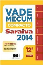 Ficha técnica e caractérísticas do produto Vade Mecum Compacto - 12ª Edição - Saraiva S/a Livreiros Editores