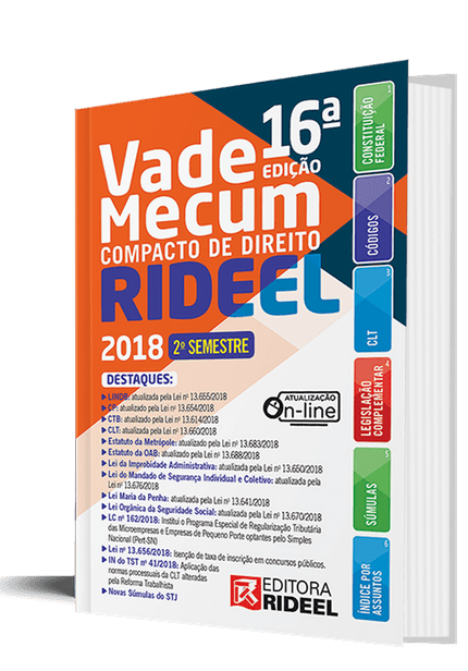 Ficha técnica e caractérísticas do produto Vade Mecum Compacto - 16 Ed. - 2018