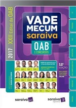 Ficha técnica e caractérísticas do produto Vade Mecum Oab e Concursos - Saraiva Editora -