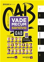 Ficha técnica e caractérísticas do produto Vade Mecum OAB Saraiva -15ª Ed. 2018