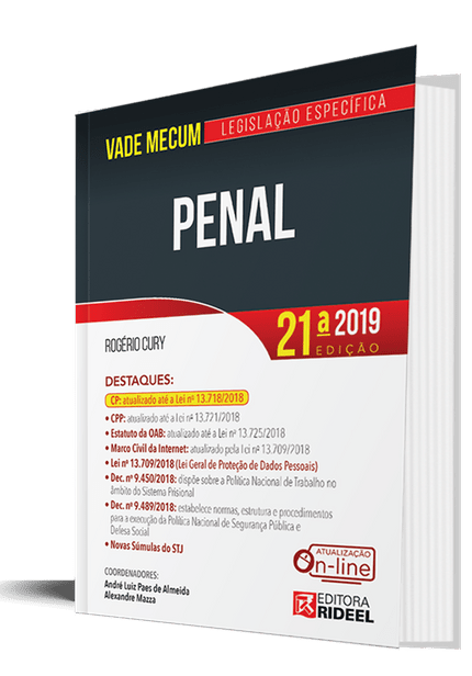 Ficha técnica e caractérísticas do produto Vade Mecum Penal - 21ª Ed. Vade Mecum Penal - 21 Ed.