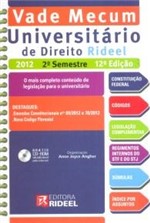 Ficha técnica e caractérísticas do produto Vade Mecum Universitário de Direito Rideel 2012
