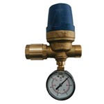 Ficha técnica e caractérísticas do produto Válvula 3/4" Reguladora de Pressão D'água C/ Manômetro e Bloqueador de Ar (ref:4327)--emmeti