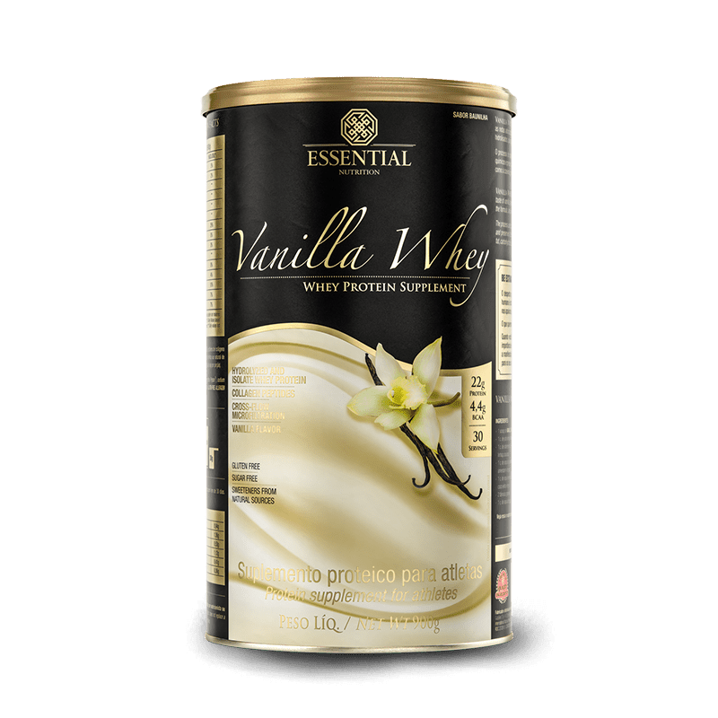 Ficha técnica e caractérísticas do produto Vanilla Whey (900g) Essential Nutrition-Baunilha