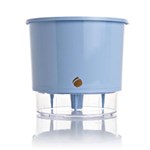 Ficha técnica e caractérísticas do produto Vaso Auto Irrigável N 02 - Pequeno - Raiz Azul Serenity