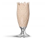 Ficha técnica e caractérísticas do produto Vaso Berlim Decoração Em Cerâmica Bege Petra