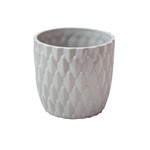 Ficha técnica e caractérísticas do produto Vaso, Cachepot de Porcelana Hive Cinza Urban - H41319