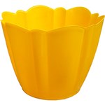 Ficha técnica e caractérísticas do produto Vaso Cachepot G West Garden Amarelo