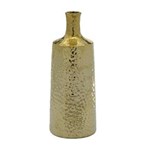 Ficha técnica e caractérísticas do produto Vaso de Cerâmica 33 5cm Dourado