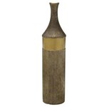 Ficha técnica e caractérísticas do produto Vaso de Cerâmica 63 5cm Dourado