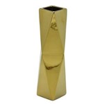 Ficha técnica e caractérísticas do produto Vaso de Cerâmica 29 5cm Dourado
