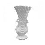 Ficha técnica e caractérísticas do produto Vaso de Ceramica Branco 17cm X 12,5cm X 31cm - Btc Decor
