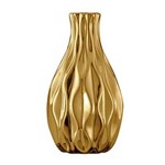 Vaso de Cerâmica Dourado - 12cm
