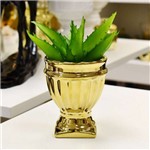 Vaso de Cerâmica Dourado - 56821