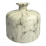 Ficha técnica e caractérísticas do produto Vaso De Ceramica Marmorizado 19cm X 19cm X 20cm
