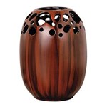 Ficha técnica e caractérísticas do produto Vaso de Cerâmica Oval Organic - Marrom