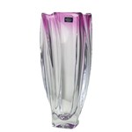 Ficha técnica e caractérísticas do produto Vaso de Cristal - Bohemia Neptun Ametista 30,5cm