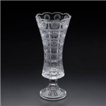 Ficha técnica e caractérísticas do produto Vaso de Cristal com Pé Starry 14x33,5cm 25544