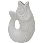 Ficha técnica e caractérísticas do produto Vaso de Peixe BTC de Cerâmica – Branco
