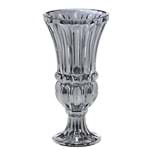Ficha técnica e caractérísticas do produto Vaso de Vidro Cinza Lenin 29cm