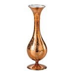 Ficha técnica e caractérísticas do produto Vaso de Vidro Dourado Lyor Classic