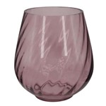 Ficha técnica e caractérísticas do produto Vaso de Vidro Transparente Rosa 15 Cm - Btc