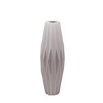 Ficha técnica e caractérísticas do produto Vaso Decorativo Cerâmica Cinza Pequeno
