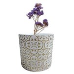 Ficha técnica e caractérísticas do produto Vaso Decorativo de Cerâmica - H41081 - Branco