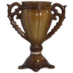 Ficha técnica e caractérísticas do produto Vaso Decorativo de Cerâmica Marrom