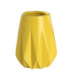 Ficha técnica e caractérísticas do produto Vaso Decorativo de Cerâmica Pequeno Amarelo
