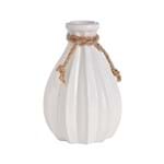 Ficha técnica e caractérísticas do produto Vaso Decorativo de Cerâmica Pequeno - Branco