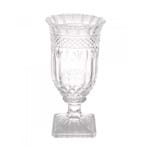 Ficha técnica e caractérísticas do produto Vaso Decorativo de Cristal Brandon 32,5cmx16cm Lyor Transparente