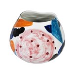 Ficha técnica e caractérísticas do produto Vaso Decorativo em Cerâmica Colorida - 24x24cm