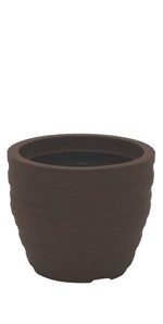 Ficha técnica e caractérísticas do produto Vaso de Flores Inca Tramontina Basic Polietileno Terracota 24cm