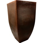 Ficha técnica e caractérísticas do produto Vaso Malta Trapézio Vasart 36x55cm Rusty