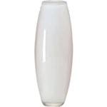 Ficha técnica e caractérísticas do produto Vaso Oval Finn Branco 34 Cm